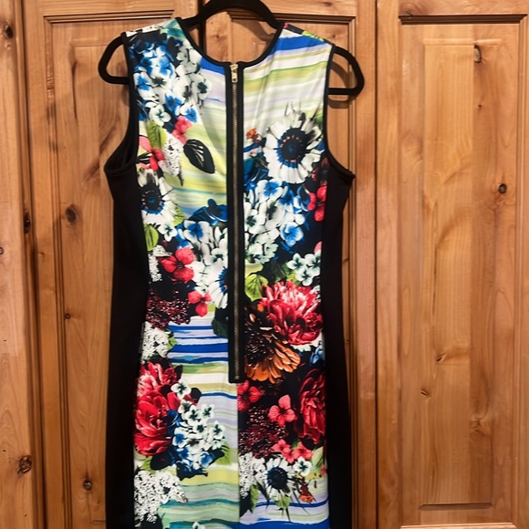Maggy London Sleeveless floral dress SZ 12 - Picture 5 of 6
